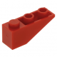 LEGO tetőelem fordított 25°-os (33) 3×1, piros (4287)